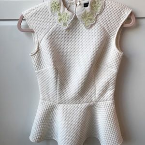 Beautiful and cute Karen Millen Peplum Top!